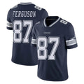 D.Cowboys #87 Jake Ferguson Player Navy Vapor Untouchable Limited Home Game Ldoa Stitched Jerseys