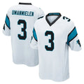 C.Panthers #3 Princely Umanmielen Player White Game Ldoa Stitched Jerseys