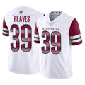 W.Commanders #39 Jeremy Reaves Player White Limited Vapor Home Game Ldoa Stitched Jerseys