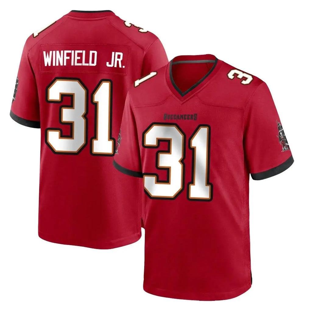 TB.Buccaneers #31 Antoine Winfield Jr. Player Red Home Game Ldoa Stitched Jerseys