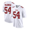 SF.49ers #54 Fred Warner Player White Fashion Home Game Ldoa Stitched Jerseys