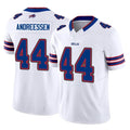 B.Bills #44 Joe Andreessen Player White Vapor F.U.S.E. Limited Home Game Ldoa Stitched Jerseys