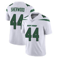 NY.Jets #44 Jamien Sherwood Player White Spotlight Limited Vapor Home Game Ldoa Stitched Jerseys