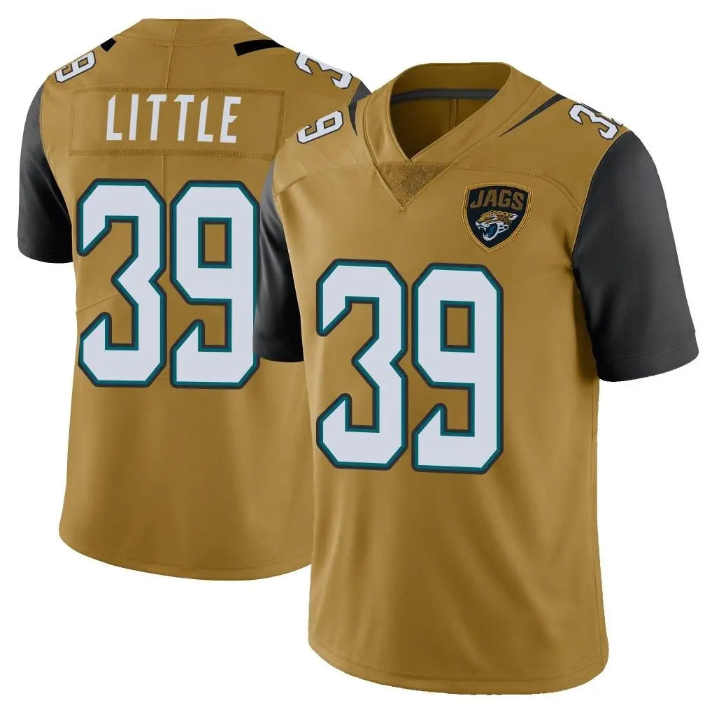 J.Jaguars #39 Cam Little Player Gold Vapor Limited Home Game Ldoa Stitched Jerseys