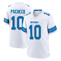 D.Lions #10 Isiah Pacheco Player White Alternate Home Game Ldoa Stitched Jerseys