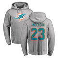 M.Dolphins #23 Zayne Anderson Player Gray LOGO Pullover Hoodies Limited Ldoa Stitched Jerseys