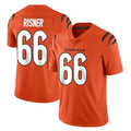 C.Bengals #66 Dalton Risner Player Orange Vapor Untouchable Limited Home Game Ldoa Stitched Jerseys