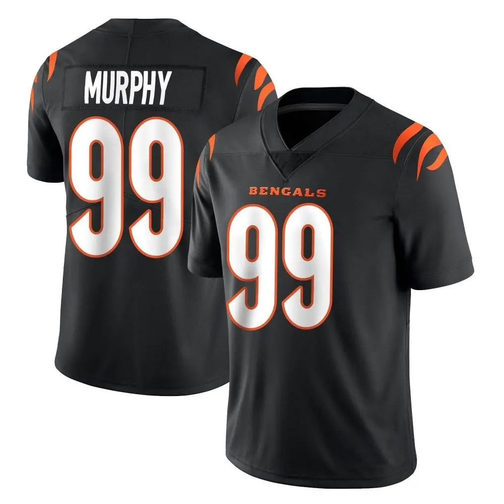 C.Bengals #99 Myles Murphy Player Black Vapor Untouchable Limited Home Game Ldoa Stitched Jerseys