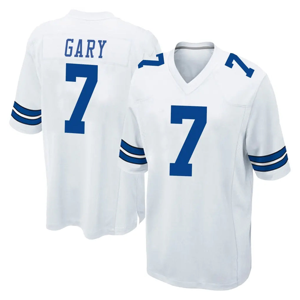 D.Cowboys #7 Rashan Gary Player White Home Game Ldoa Stitched Jerseys