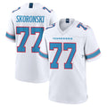 T.Titans #77 Peter Skoronski Player White 2026 Game Home Ldoa Stitched Jerseys