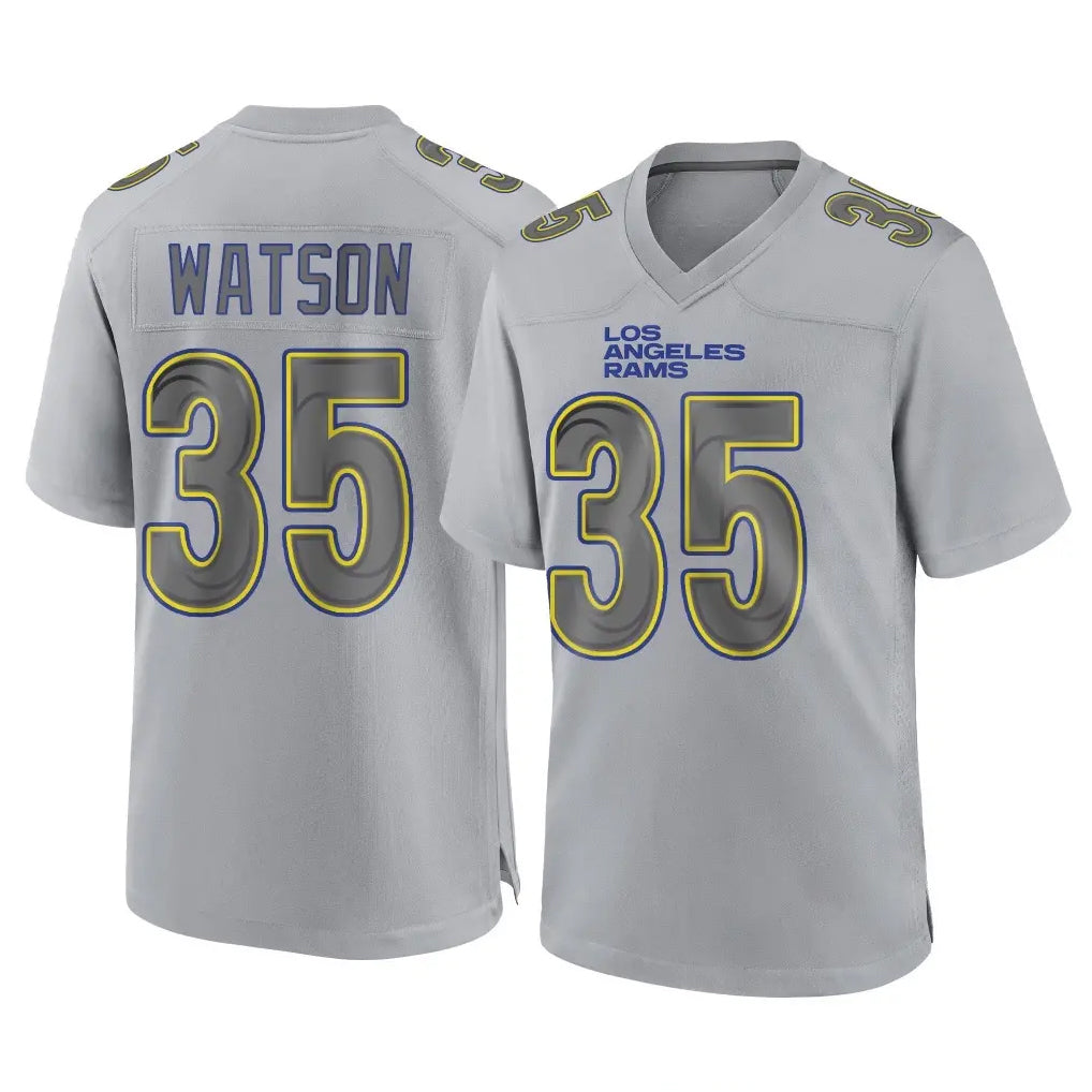 LA.Rams #35 Jaylen Watson Player Gray Atmosphere Fashion Home Game Ldoa Stitched Jerseys