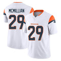 D.Broncos #29 Ja'Quan McMillian Player White Limited Vapor F.U.S.E. Home Game Ldoa Stitched Jerseys