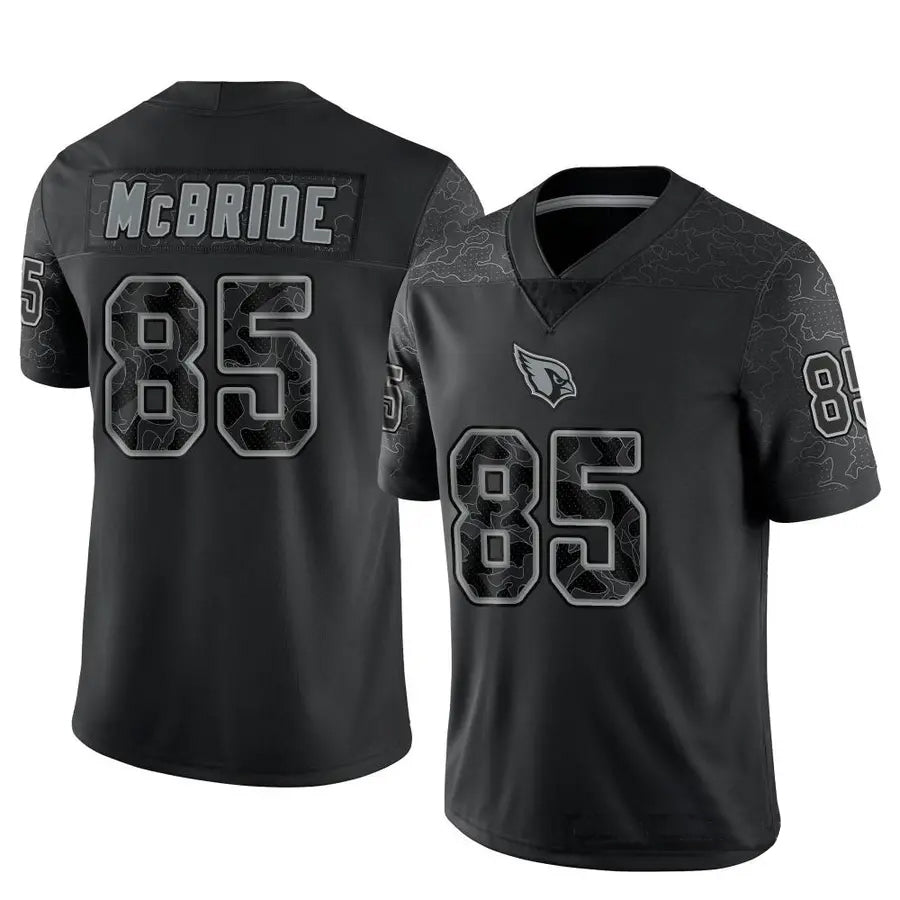 A.Cardinals #85 Trey McBride Player Black RFLCTV Limited Ldoa Stitched Jerseys