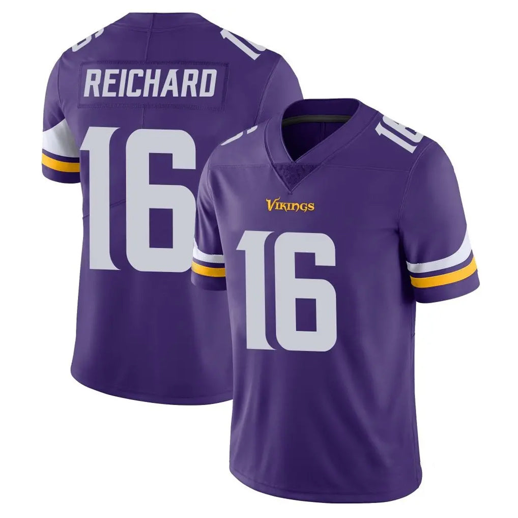 M.Vikings #16 Will Reichard Player Purple Limited Vapor Untouchable Home Game Ldoa Stitched Jerseys