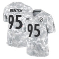 P.Steelers #95 Keeanu Benton Player Arctic Camo Limited Salute To Service Home Game Ldoa Stitched Jerseys