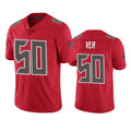 TB.Buccaneers #50 Vita Vea Player Red Limited Color Rush Home Game Ldoa Stitched Jerseys