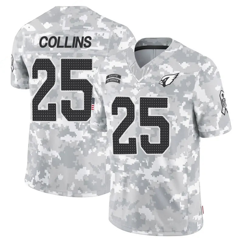 A.Cardinals #25 Zaven Collins Player Camo Salute to Service Limited Ldoa Stitched Jerseys