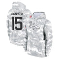 D.Broncos #15 Nik Bonitto Player Arctic Camo Salute to Service Hoodies Limited Game Ldoa Stitched Jerseys