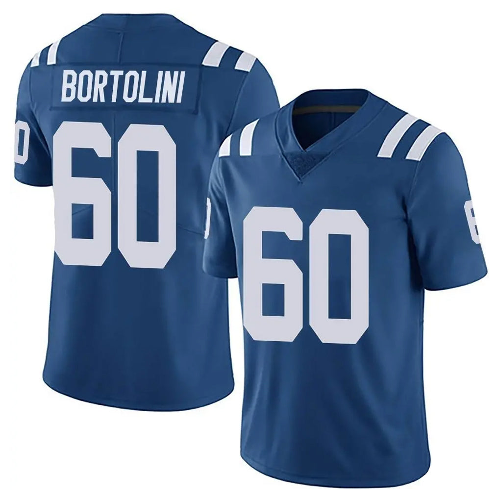 IN.Colts #60 Tanor Bortolini Player Royal Limited Vapor Untouchable Home Game Ldoa Stitched Jerseys