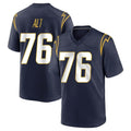 LA.Chargers #76 Joe Alt Player Navy Home Game Ldoa Stitched Jerseys