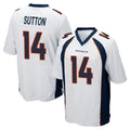 D.Broncos #14 Courtland Sutton Player White Game Ldoa Stitched Jerseys