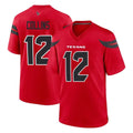 H.Texans #12 Nico Collins Player Red Alternate Home Game Ldoa Stitched Jerseys