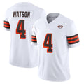 C.Browns #4 Deshaun Watson Player White Limited Vapor F.U.S.E. Alternate Game Ldoa Stitched Jerseys