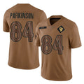 LA.Rams #84 Colby Parkinson Player Brown Salute To Service Limited Ldoa Stitched Jerseys