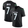 NY.Jets #7 Geno Smith Player Stealth Black Limited Vapor Home Game Ldoa Stitched Jerseys