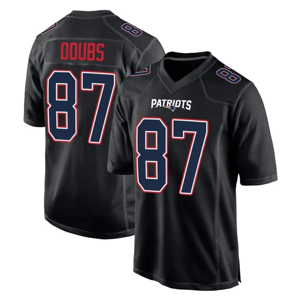 NE.Patriots #87 Romeo Doubs Player Carbon Fashion Limited Home Game Ldoa Stitched Jerseys