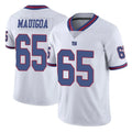 NY.Giants #65 Francis Mauigoa Player White Color Rush Home Game Ldoa Stitched Jerseys