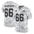 B.Bills #66 Connor McGovern Player Arctic Camo Salute to Service Limited Game Ldoa Stitched Jerseys