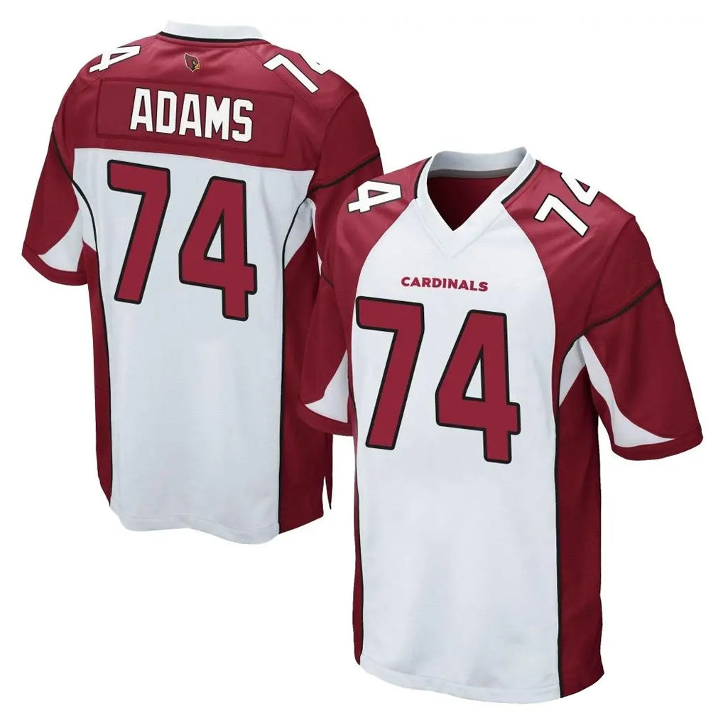 A.Cardinals #74 Isaiah Adams Player White Cardinal Home Game Ldoa Stitched Jerseys