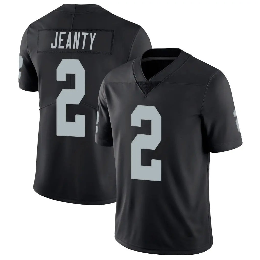 LV.Raiders #2 Ashton Jeanty Player Black Limited Vapor Untouchable Home Game Ldoa Stitched Jerseys