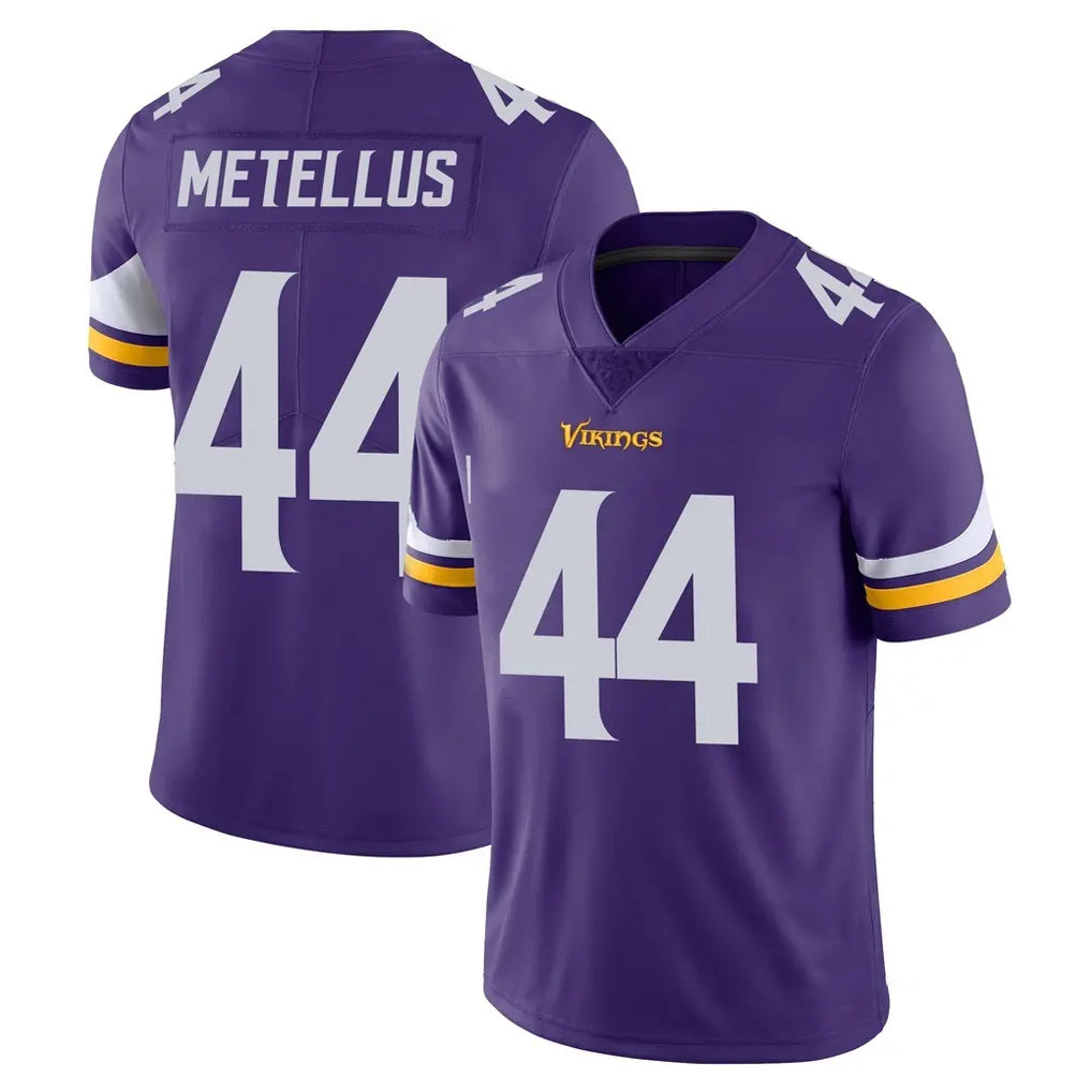 M.Vikings #44 Josh Metellus Player Purple Limited Vapor Untouchable Home Game Ldoa Stitched Jerseys