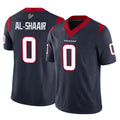 H.Texans #0 Azeez Al-Shaair Player Navy Limited Vapor F.U.S.E. Home Game Ldoa Stitched Jerseys