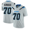 D.Lions #70 Juice Scruggs Player Silver Limited 2026 Rivalries Collection Home Game Ldoa Stitched Jerseys