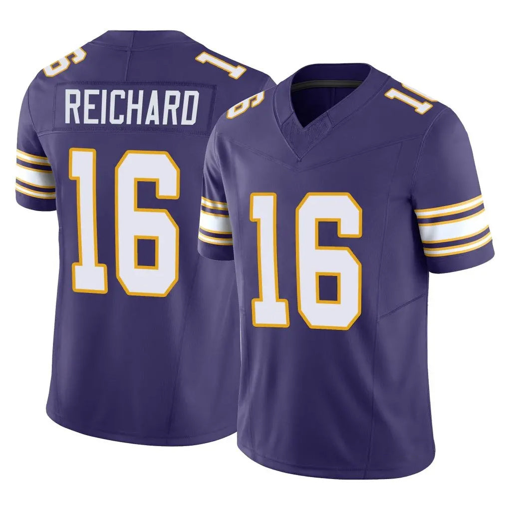 M.Vikings #16 Will Reichard Player Purple Limited Classic Vapor F.U.S.E. Home Game Ldoa Stitched Jerseys
