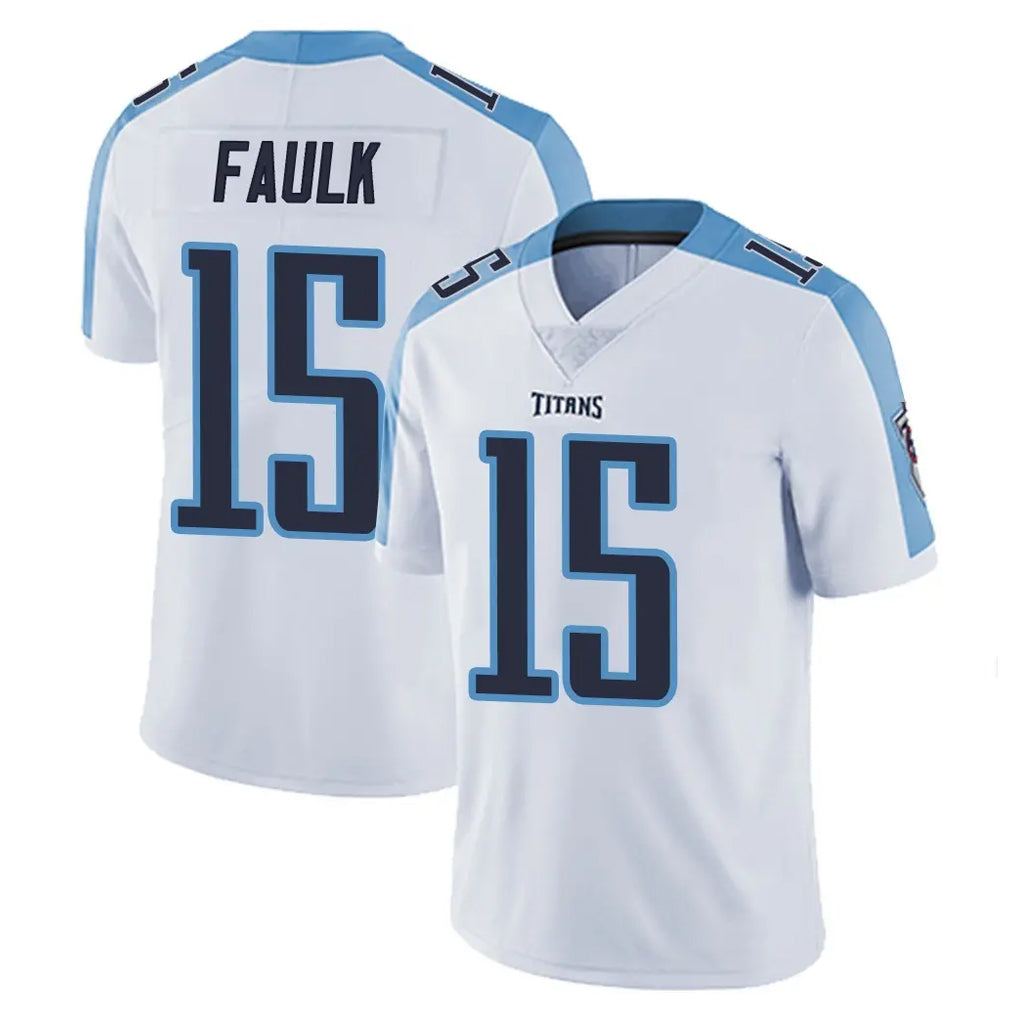 T.Titans #15 Keldric Faulk Player White Limited Vapor Untouchable Home Game Ldoa Stitched Jerseys