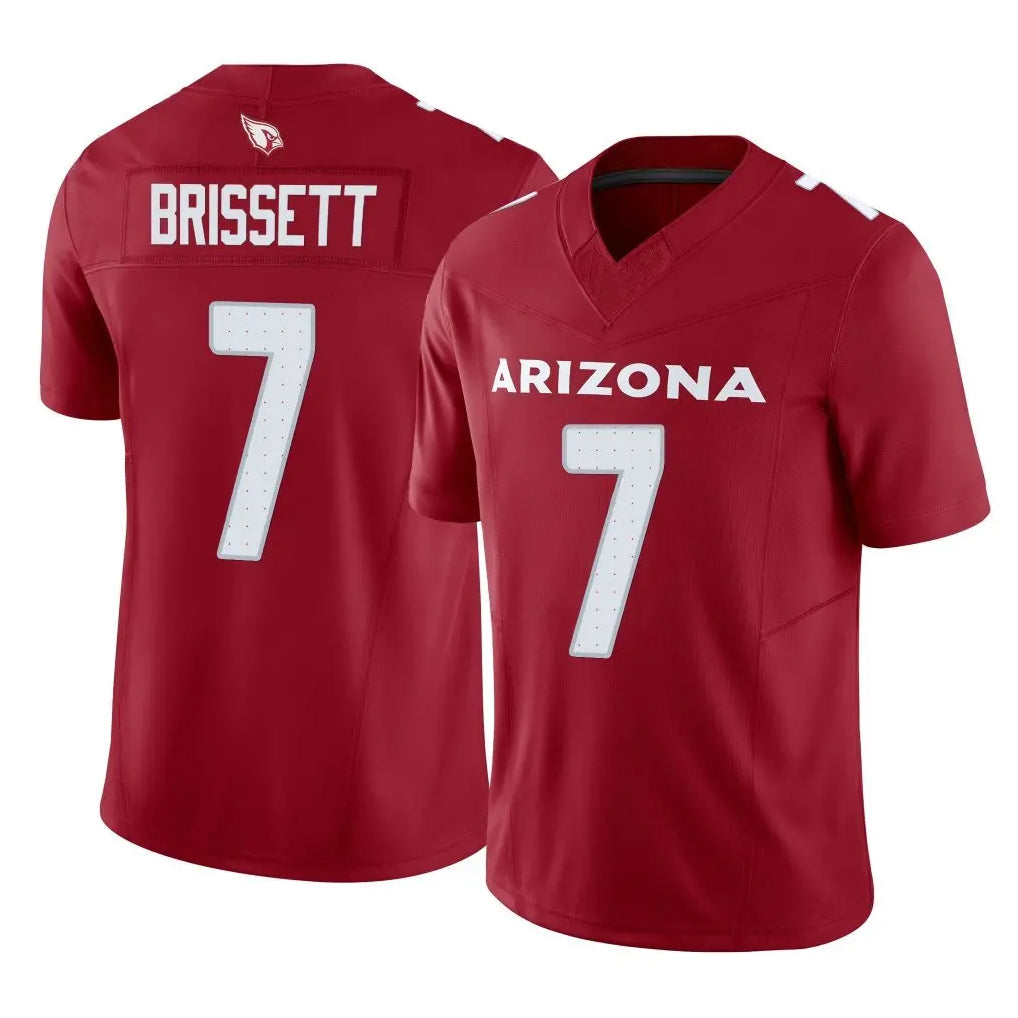 A.Cardinals #7 Jacoby Brissett Player Cardinal Vapor F.U.S.E. Limited Home Game Stitched Jerseys