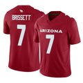 A.Cardinals #7 Jacoby Brissett Player Cardinal Vapor F.U.S.E. Limited Home Game Stitched Jerseys