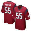 H.Texans #55 Danielle Hunter Player Red Home Game Ldoa Stitched Jerseys