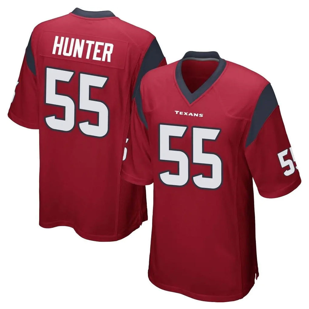 H.Texans #55 Danielle Hunter Player Red Home Game Ldoa Stitched Jerseys