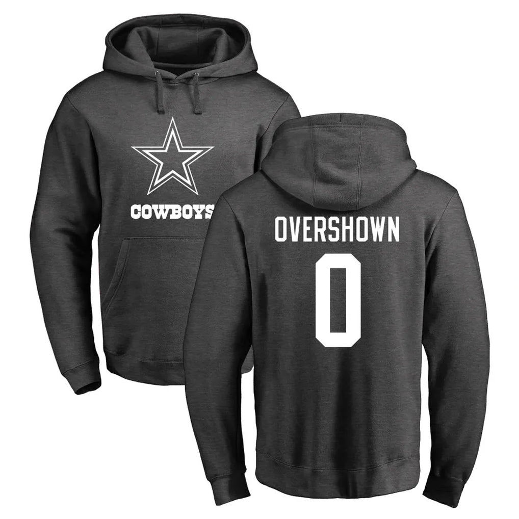 D.Cowboys #0 DeMarvion Overshown Player Ash One Color Pullover Hoodie Limited Ldoa Stitched Jerseys