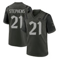 NY.Jets #21 Brandon Stephens Player Green 2025 Rivalries Collection Home Game Ldoa Stitched Jerseys