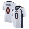 D.Broncos #0 Jonathon Cooper Player White Vapor Untouchable Limited Home Game Ldoa Stitched Jerseys