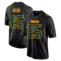 GB.Packers #25 Keisean Nixon Player Black Fashion Home Game Ldoa Stitched Jerseys