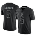 A.Falcons #5 Drake London Player Black RFLCTV Limited Ldoa Stitched Jerseys
