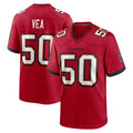 TB.Buccaneers #50 Vita Vea Player Red Home Game Ldoa Stitched Jerseys