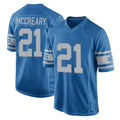 D.Lions #21 Roger McCreary Player Blue Vapor Untouchable Throwback Game Ldoa Stitched Jerseys